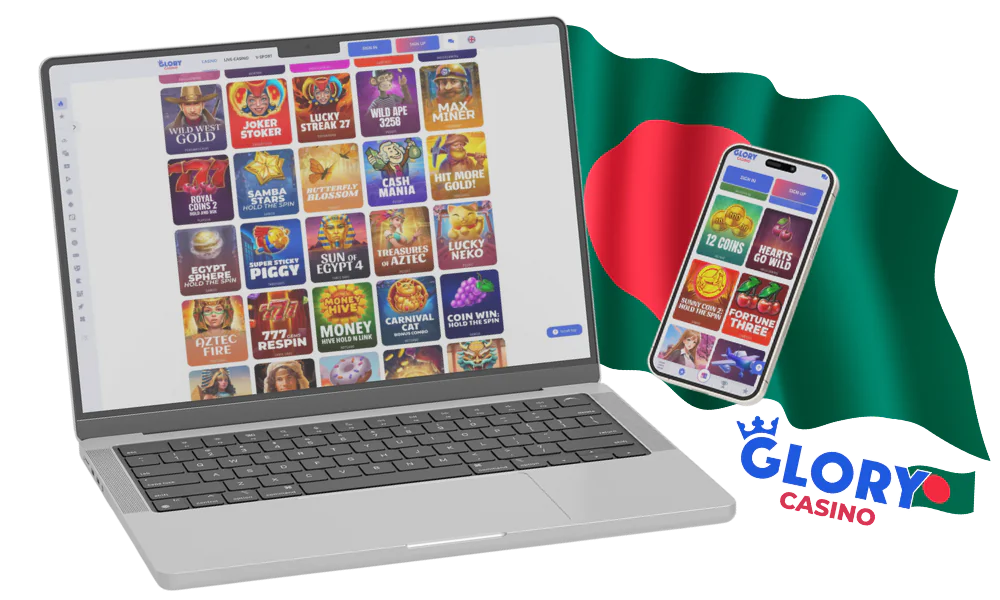 Glory Casino gives all new players a welcome bonus